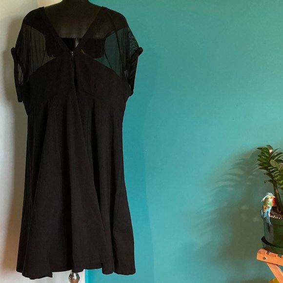 Torrid Swing Dress with Mesh - Picture 3 of 7